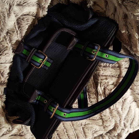 The Sak Blue and Green Crochet handbag - Picture 6 of 8